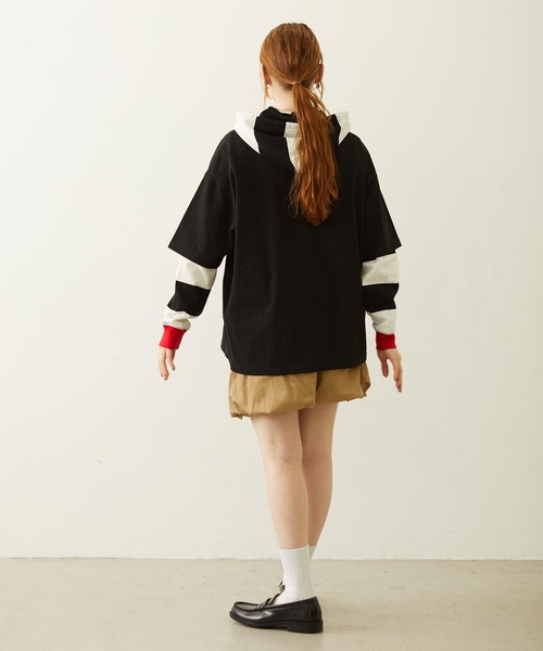 MILKFED.(ミルクフェド)の「APPLE EMBROIDERY S/S TEE(Tシャツ/カットソー・レディース・オフホワイト/ピンク/ブラック・L/M)」の10枚目の写真