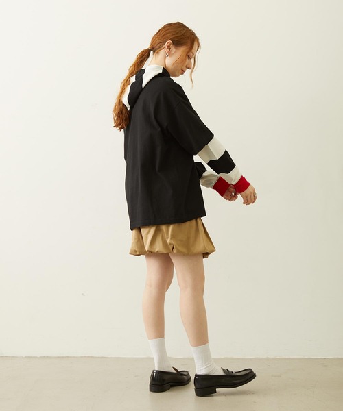 MILKFED.(ミルクフェド)の「APPLE EMBROIDERY S/S TEE(Tシャツ/カットソー・レディース・オフホワイト/ピンク/ブラック・L/M)」の11枚目の写真
