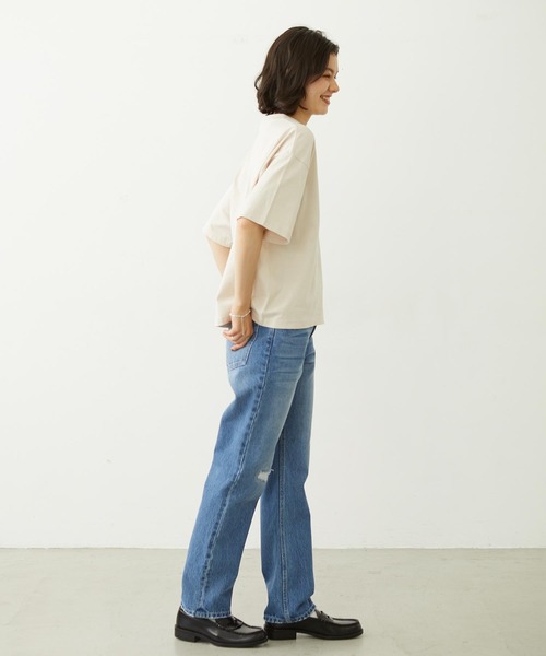 MILKFED.(ミルクフェド)の「APPLE EMBROIDERY S/S TEE(Tシャツ/カットソー・レディース・オフホワイト/ピンク/ブラック・L/M)」の16枚目の写真