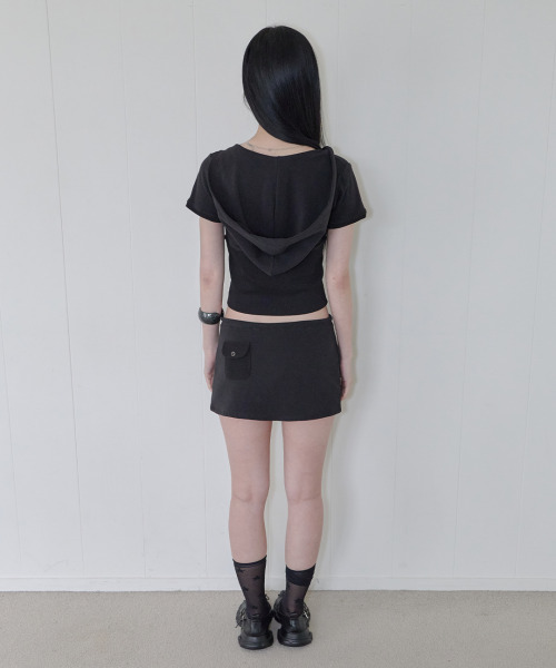41PRAY（サイルプレイ）の「Youth Graphic Skirt / Black（スカート・レディース・ブラック・OS）」の8枚目の写真