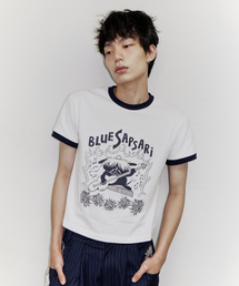 OGI（オギ）の「グラフィックリンガーTシャツ（Tシャツ/カットソー）」