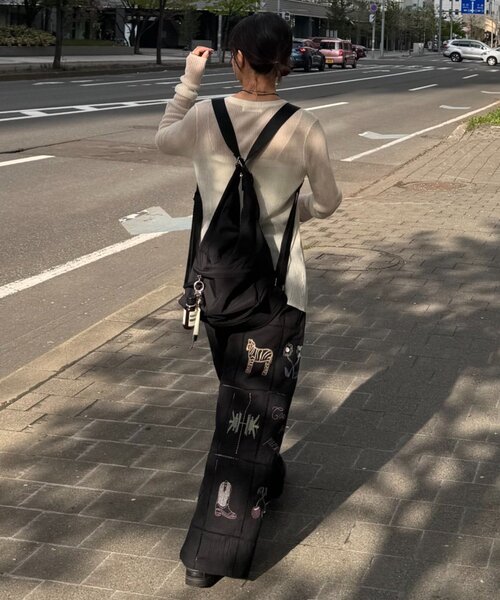 ear PAPILLONNER(イアパピヨネ)の「《Utaha企画》撥水3WAYリュック/ショルダーバッグ(バックパック/リュック・レディース・ブラック・FREE)」の10枚目の写真