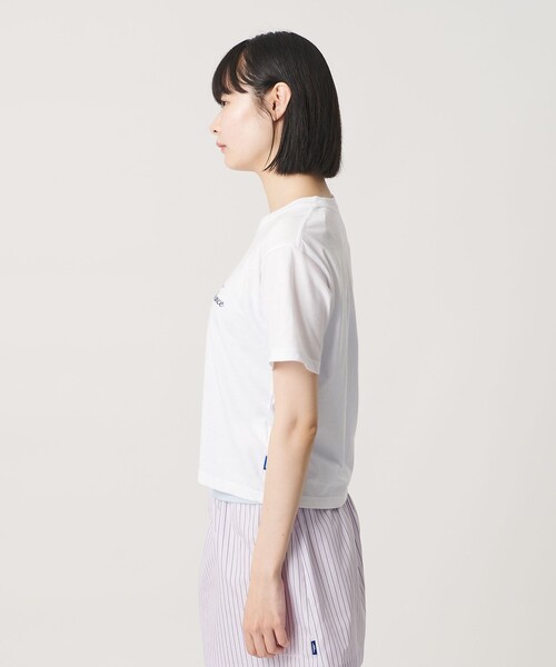 NICE WEATHER（ナイスウェザー）の「＜NICE WEATHER＞Keep Your Balance Tシャツ（Tシャツ/カットソー・レディース・ネイビー/ホワイト/ライトピンク・S/M）」の8枚目の写真