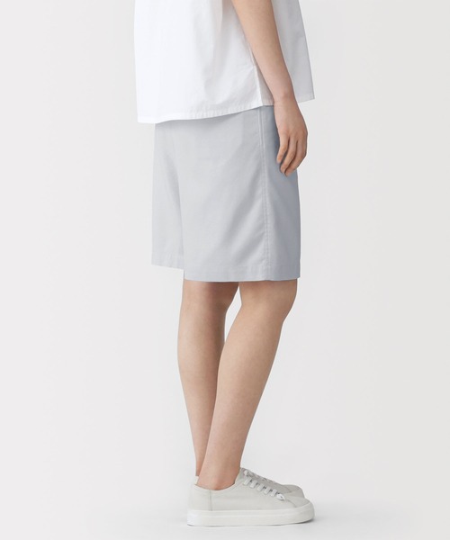 MUJI Labo(ムジラボ)の「〔MUJI Labo〕婦人 和紙混ドビー織り ショートパンツ(その他パンツ・レディース・チャコールグレー/ダークネイビー・S/M/L/XL)」の8枚目の写真