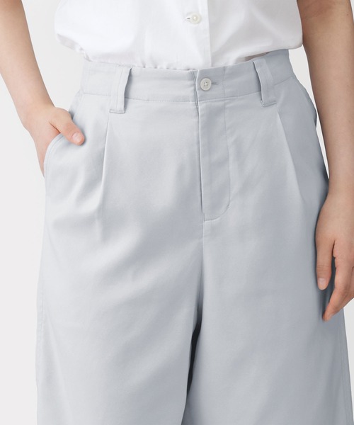 MUJI Labo(ムジラボ)の「〔MUJI Labo〕婦人 和紙混ドビー織り ショートパンツ(その他パンツ・レディース・チャコールグレー/ダークネイビー・S/M/L/XL)」の10枚目の写真