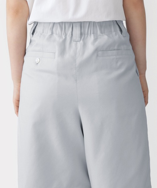 MUJI Labo(ムジラボ)の「〔MUJI Labo〕婦人 和紙混ドビー織り ショートパンツ(その他パンツ・レディース・チャコールグレー/ダークネイビー・S/M/L/XL)」の11枚目の写真