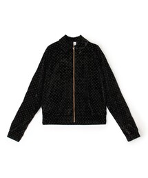 SIMONE WILD（シモーネワイルド）の「SIMONE WILD STUD VELVET BLOUSON ベルベットブルゾン（ブルゾン）」