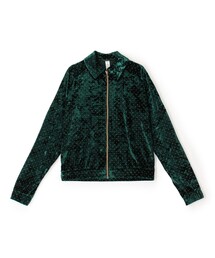SIMONE WILD（シモーネワイルド）の「SIMONE WILD STUD VELVET BLOUSON ベルベットブルゾン（ブルゾン）」