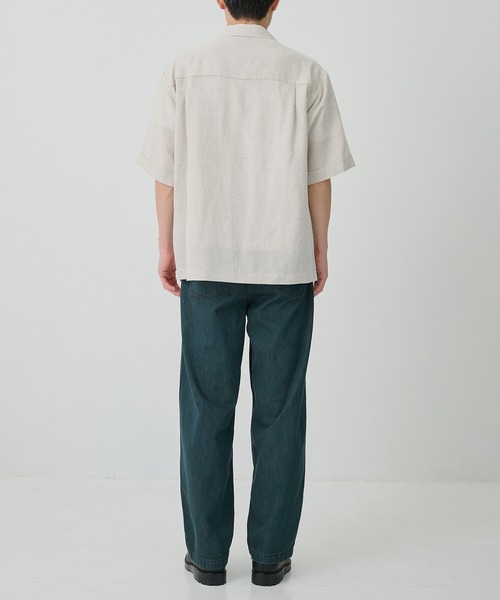 CITY TOKYO(シティトウキョウ)の「【CITY TOKYO/シティートーキョー】Linen cuba shirt(シャツ/ブラウス・メンズ・アイボリー/カーキ・2/1)」の7枚目の写真