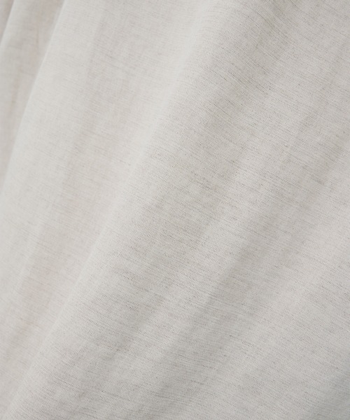 CITY TOKYO(シティトウキョウ)の「【CITY TOKYO/シティートーキョー】Linen cuba shirt(シャツ/ブラウス・メンズ・アイボリー/カーキ・2/1)」の8枚目の写真