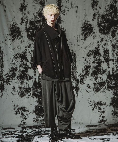 NO ID.（ノーアイディ）の「【NO ID.】Off Turtle W-ZIP 3WAY Blazer / オフタートル ダブルジップ 3ウェイ ブレザー（テーラードジャケット・メンズ・グレー/ブラック・ONE SIZE）」の8枚目の写真