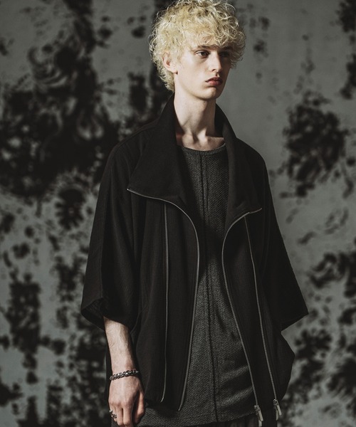 NO ID.（ノーアイディ）の「【NO ID.】Off Turtle W-ZIP 3WAY Blazer / オフタートル ダブルジップ 3ウェイ ブレザー（テーラードジャケット・メンズ・グレー/ブラック・ONE SIZE）」の14枚目の写真