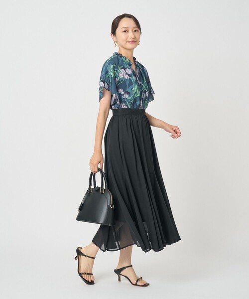 ANAYI(アナイ)の「シアースラブマチフレア スカート〈セットアップ対応商品〉(スカート・レディース・ブラック/ホワイト/ピンク・38/36)」の19枚目の写真