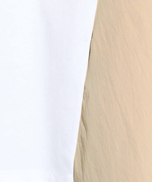 INDIVI（インディヴィ）の「【バックシャン】異素材ドッキングプルオーバー（Tシャツ/カットソー・レディース・ホワイト系7/オフホワイト/ブラック/サックスブルー・38/15 /13/34/05）」の7枚目の写真