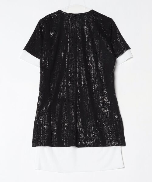 kiryuyrik(キリュウキリュウ)の「LayeredT-Shirt(Tシャツ/カットソー・メンズ・ブラック×ホワイト/ブラック・SMALL/MEDIUM)」の3枚目の写真