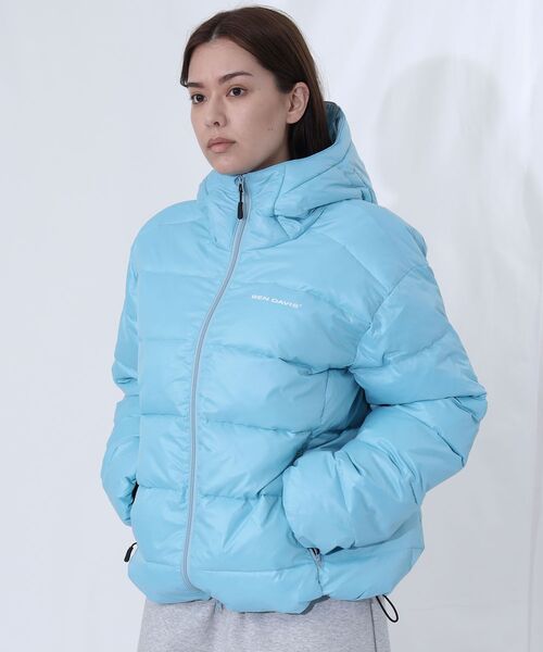 BEN DAVIS（ベンデイビス）の「【BEN DAVIS（ベンデイビス）】BD HOODED PUFFER JACKET / パデッド ジャケット 中綿 軽量アウター 保温 オーバーサイズ ストリート ユニセックス（ダウンジャケット/コート・メンズ・その他1/ダークネイビー/ブラック/スカイブルー・LARGE/MEDIUM/X-LARGE）」の9枚目の写真