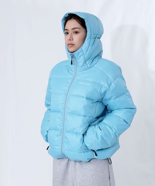 BEN DAVIS（ベンデイビス）の「【BEN DAVIS（ベンデイビス）】BD HOODED PUFFER JACKET / パデッド ジャケット 中綿 軽量アウター 保温 オーバーサイズ ストリート ユニセックス（ダウンジャケット/コート・メンズ・その他1/ダークネイビー/ブラック/スカイブルー・LARGE/MEDIUM/X-LARGE）」の10枚目の写真
