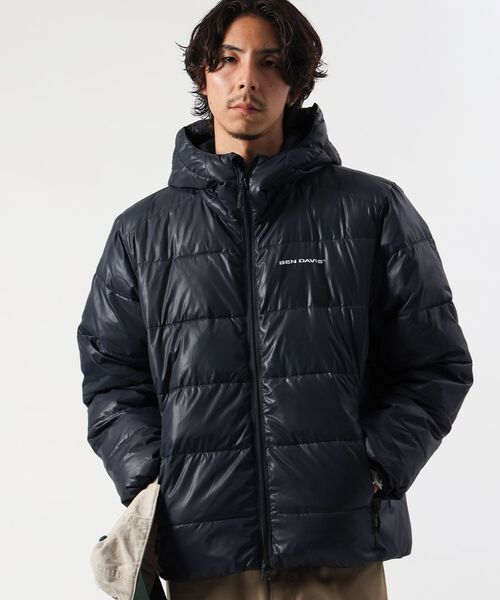 BEN DAVIS（ベンデイビス）の「【BEN DAVIS（ベンデイビス）】BD HOODED PUFFER JACKET / パデッド ジャケット 中綿 軽量アウター 保温 オーバーサイズ ストリート ユニセックス（ダウンジャケット/コート・メンズ・その他1/ダークネイビー/ブラック/スカイブルー・LARGE/MEDIUM/X-LARGE）」の16枚目の写真