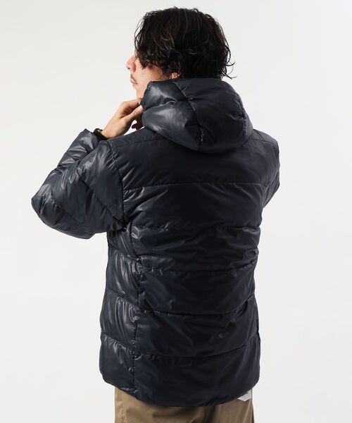 BEN DAVIS（ベンデイビス）の「【BEN DAVIS（ベンデイビス）】BD HOODED PUFFER JACKET / パデッド ジャケット 中綿 軽量アウター 保温 オーバーサイズ ストリート ユニセックス（ダウンジャケット/コート・メンズ・その他1/ダークネイビー/ブラック/スカイブルー・LARGE/MEDIUM/X-LARGE）」の18枚目の写真
