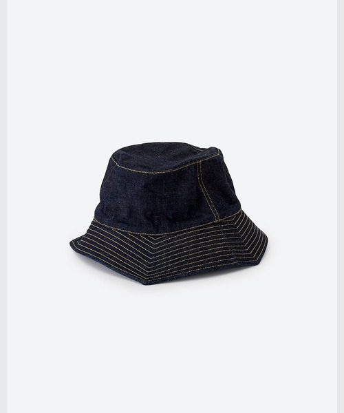 RECYCLED DENIM PENTAGON BRIM HAT（ハット）｜KIJIMA TAKAYUKI