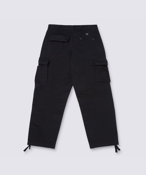 VANS（バンズ）の「SERVICE カーゴルーズテーパードパンツ / SERVICE CARGO LOOSE TAPERED PA VN0008N6BLK1（カーゴパンツ・メンズ・ブラック・25inch/30inch/32inch/33inch/34inch）」の3枚目の写真