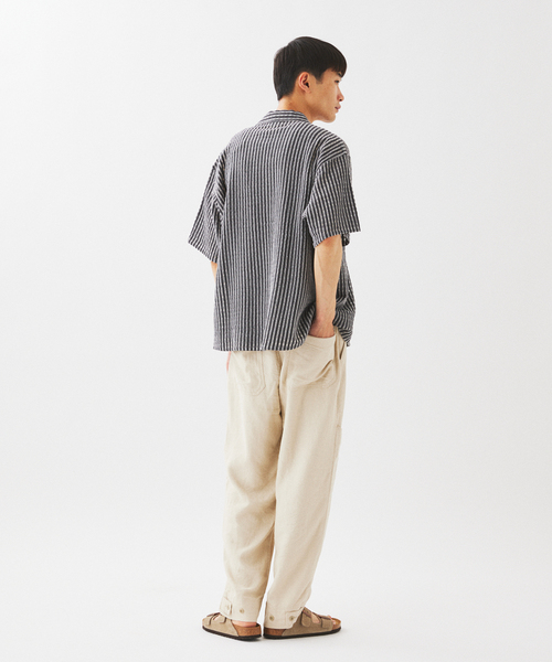 JOURNAL STANDARD relume（ジャーナルスタンダード　レリューム）の「”Relume” リネン / レーヨン イージー ベイカーパンツ（カーゴパンツ・メンズ・オリーブ/ブラック/アイボリー・LARGE/MEDIUM/SMALL）」の11枚目の写真