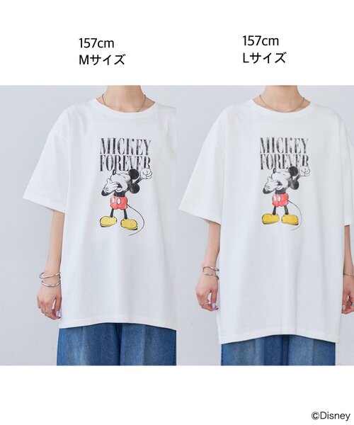 DISCOAT(ディスコート)の「【Enlude】DisneyロゴグラフィックTシャツ《ユニセックス》(Tシャツ/カットソー・レディース・ブラック/チャコールグレー/オフホワイト・MEDIUM/LARGE)」の4枚目の写真
