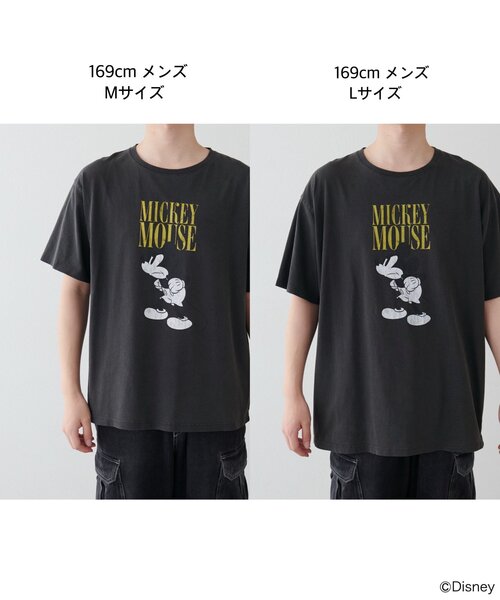 DISCOAT(ディスコート)の「【Enlude】DisneyロゴグラフィックTシャツ《ユニセックス》(Tシャツ/カットソー・レディース・ブラック/チャコールグレー/オフホワイト・MEDIUM/LARGE)」の5枚目の写真