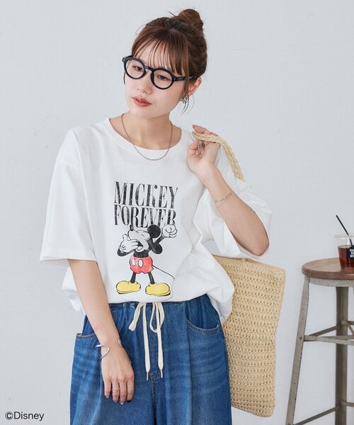 DISCOAT(ディスコート)の「【Enlude】DisneyロゴグラフィックTシャツ《ユニセックス》(Tシャツ/カットソー・レディース・ブラック/チャコールグレー/オフホワイト・MEDIUM/LARGE)」の6枚目の写真