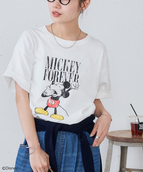 DISCOAT(ディスコート)の「【Enlude】DisneyロゴグラフィックTシャツ《ユニセックス》(Tシャツ/カットソー・レディース・ブラック/チャコールグレー/オフホワイト・MEDIUM/LARGE)」の22枚目の写真