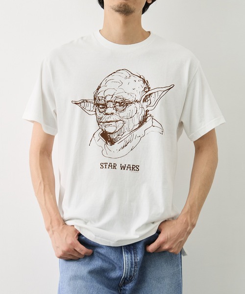 F-LAGSTUF-F(フラグスタフ)の「【F-LAGSTUF-F/フラッグスタッフ】Yoda TEE(Tシャツ/カットソー・メンズ・ホワイト・M/L)」の2枚目の写真