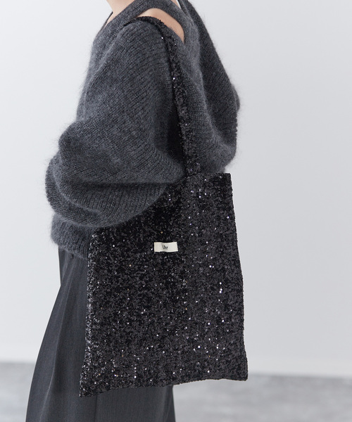 Uhr(ウーア)の「《追加》Uhr/ウーア Friendship Projects Spangle Tote Bag トートバッグ(トートバッグ・レディース・シルバー/ブラック・FREE)」の6枚目の写真