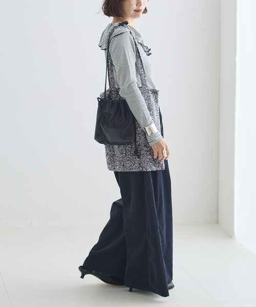 Uhr(ウーア)の「《追加》Uhr/ウーア Friendship Projects Spangle Tote Bag トートバッグ(トートバッグ・レディース・シルバー/ブラック・FREE)」の8枚目の写真
