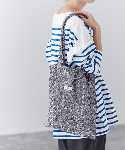 Uhr(ウーア)の「《追加》Uhr/ウーア Friendship Projects Spangle Tote Bag トートバッグ(トートバッグ・レディース・シルバー/ブラック・FREE)」の9枚目の写真