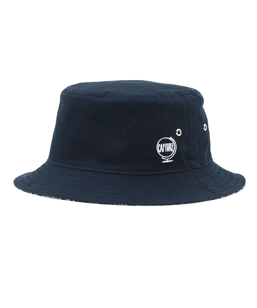 GLOBAL WORK（グローバルワーク）の「キッズ【UVカット】リバーシブルバケットＨＡＴ/708534（ハット・キッズ・ネイビー/ライトベージュ/ライトブルー・MEDIUM/LARGE）」の3枚目の写真