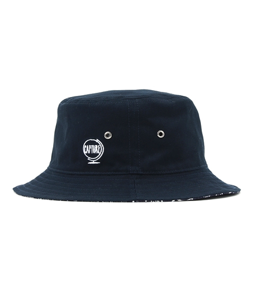 GLOBAL WORK（グローバルワーク）の「キッズ【UVカット】リバーシブルバケットＨＡＴ/708534（ハット・キッズ・ネイビー/ライトベージュ/ライトブルー・MEDIUM/LARGE）」の4枚目の写真