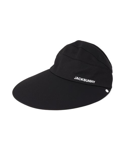 Jack Bunny!!(ジャックバニー)の「【Jack Bunny!!】冷感UVフェイスカバー付きキャップ (UNISEX)(キャップ・レディース・ブラック/ホワイト・FREE)」の3枚目の写真