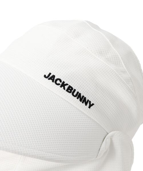 Jack Bunny!!(ジャックバニー)の「【Jack Bunny!!】冷感UVフェイスカバー付きキャップ (UNISEX)(キャップ・レディース・ブラック/ホワイト・FREE)」の12枚目の写真