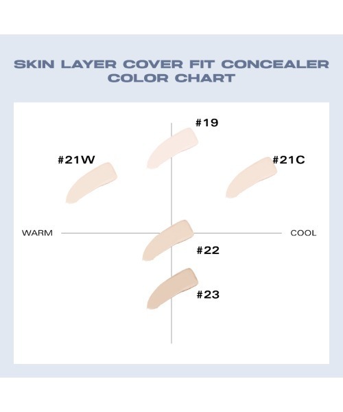 ABOUT__TONE.（アバウトトーン）の「SKIN LAYER COVER FIT CONCEALER（コンシーラー・レディース・23 NATURAL/22 IVORY/21 WARM LIGHT/21 COOL LIGHT/19 FAIR・FREE）」の8枚目の写真