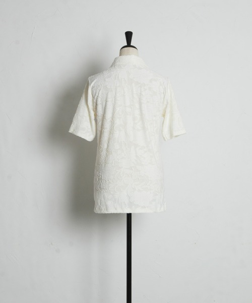 &. NOSTALGIA（アンドドットノスタルジア）の「花柄オパールカットソーシャツ（Tシャツ/カットソー・レディース・ブラック/アイボリー・FREE）」の19枚目の写真
