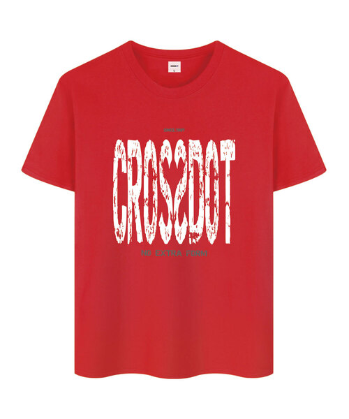  ドット Tシャツ CROSSDOT｜クロスドットのTシャツ/カットソー（レッド/赤色系）通販