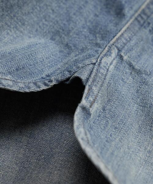 RRL(ダブル アール エル)の「インディゴ デニム ワークシャツ(シャツ/ブラウス・メンズ・ブルー・M/L/XL)」の8枚目の写真