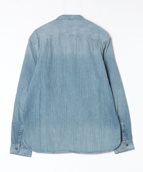 RRL(ダブル アール エル)の「インディゴ デニム ワークシャツ(シャツ/ブラウス・メンズ・ブルー・M/L/XL)」の4枚目の写真