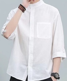 Relax Band Collar Shirt リラックスバンドカラーシャツ