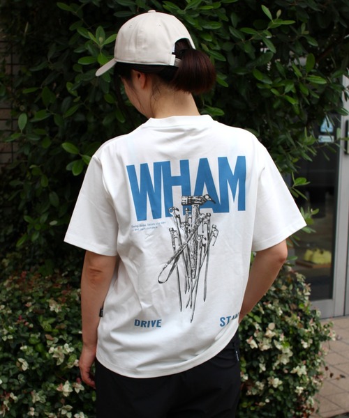 Snow Peak（スノーピーク）の「Snow Peak / Pegs & Hammer T-Shirt ペグ＆ハンマー Tシャツ（Tシャツ/カットソー・メンズ・パープル/オフホワイト/ブラック・L/XL/S/M）」の2枚目の写真
