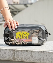 POLeR（ポーラー）の「POLeR/ポーラー HIGH&DRY PVC CLEAR POUCH 撥水性 クリア PVCポーチ ブラウンロゴ  防水 メンズ レディース 2026年 夏 夏服（ポーチ）」