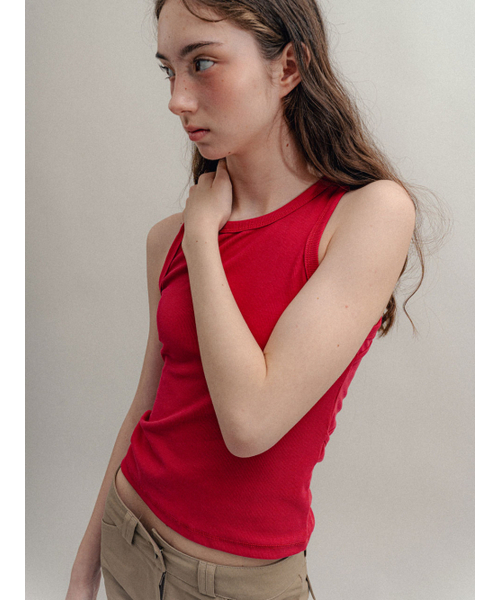 VISUS(ヴィスシュ)の「Back Hole Sleeveless_Pink(Tシャツ/カットソー・レディース・その他・FREE)」の2枚目の写真