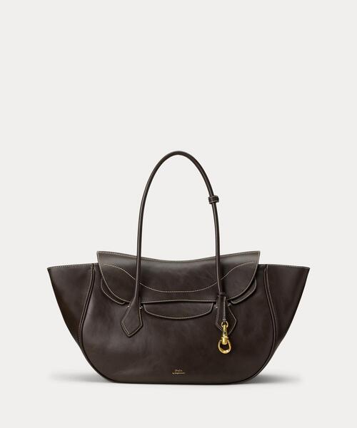 POLO RALPH LAUREN(ポロ ラルフ ローレン)の「Polo ブレイズ ラージ ショルダー バッグ(ショルダーバッグ・レディース・ブラウン系3・ONE)」の1枚目の写真
