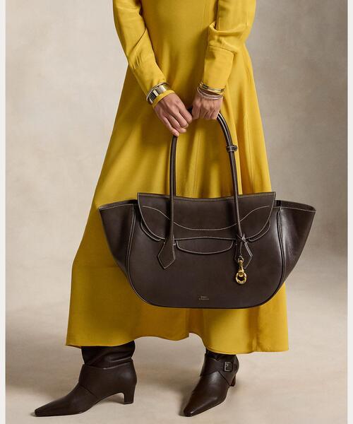 POLO RALPH LAUREN(ポロ ラルフ ローレン)の「Polo ブレイズ ラージ ショルダー バッグ(ショルダーバッグ・レディース・ブラウン系3・ONE)」の8枚目の写真
