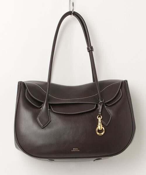 POLO RALPH LAUREN(ポロ ラルフ ローレン)の「Polo ブレイズ ラージ ショルダー バッグ(ショルダーバッグ・レディース・ブラウン系3・ONE)」の6枚目の写真